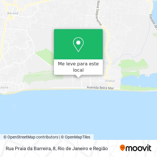 Rua Praia da Barreira, 8 mapa
