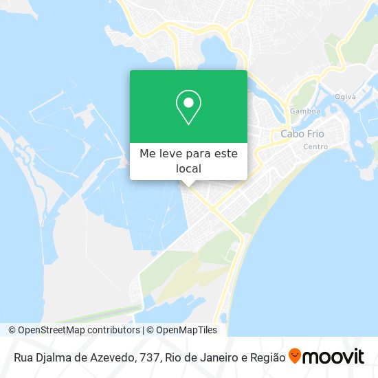 Rua Djalma de Azevedo, 737 mapa
