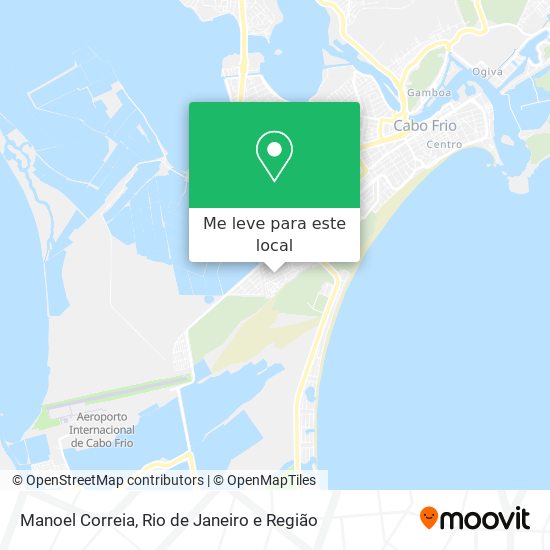 Manoel Correia mapa