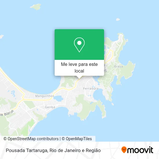 Pousada Tartaruga mapa