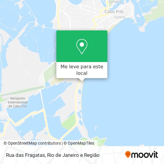 Rua das Fragatas mapa