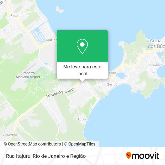 Rua Itajuru mapa