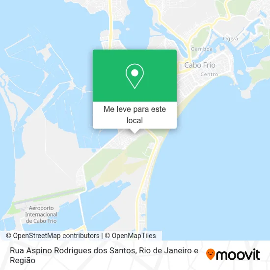 Rua Aspino Rodrigues dos Santos mapa