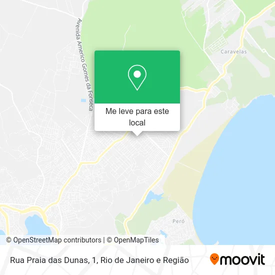 Rua Praia das Dunas, 1 mapa