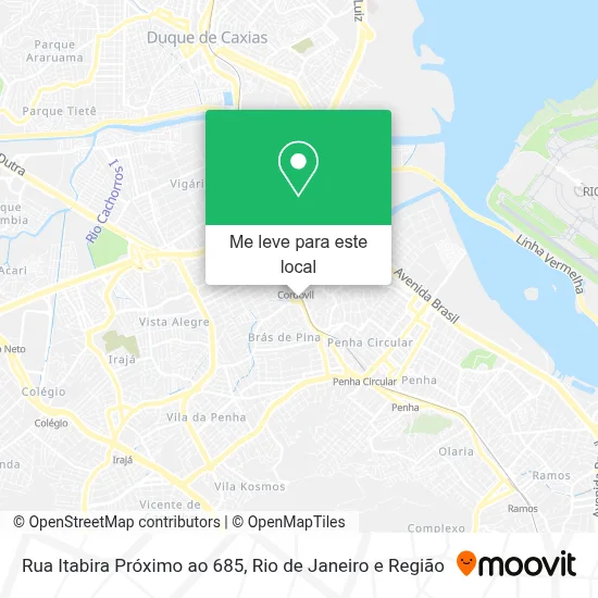 Rua Itabira Próximo ao 685 mapa