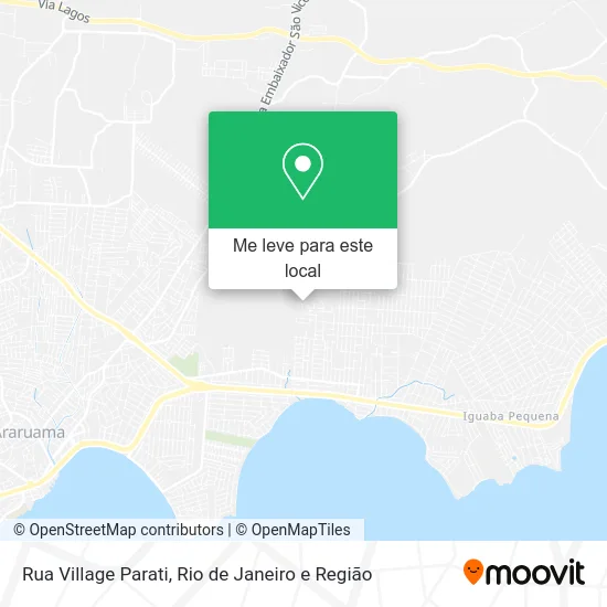 Rua Village Parati mapa