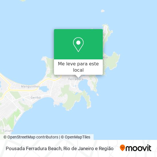 Pousada Ferradura Beach mapa
