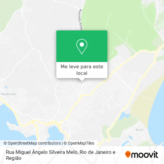 Rua Miguel Ângelo Silveira Melo mapa