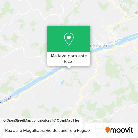 Rua Júlio Magalhães mapa