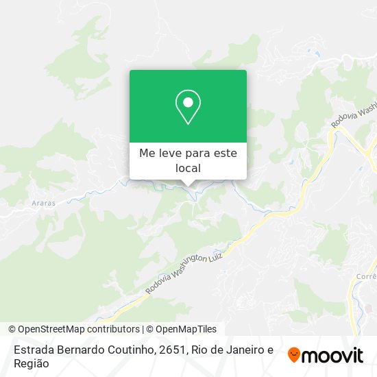 Estrada Bernardo Coutinho, 2651 mapa