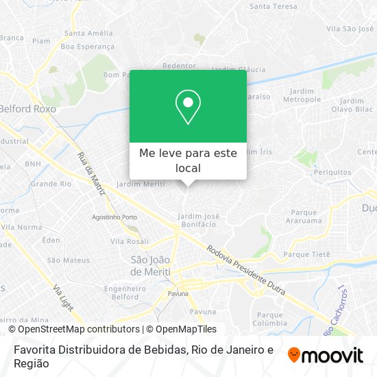 Favorita Distribuidora de Bebidas mapa