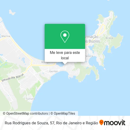 Rua Rodrigues de Souza, 57 mapa