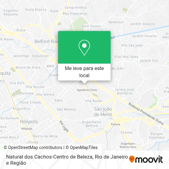 Natural dos Cachos-Centro de Beleza mapa