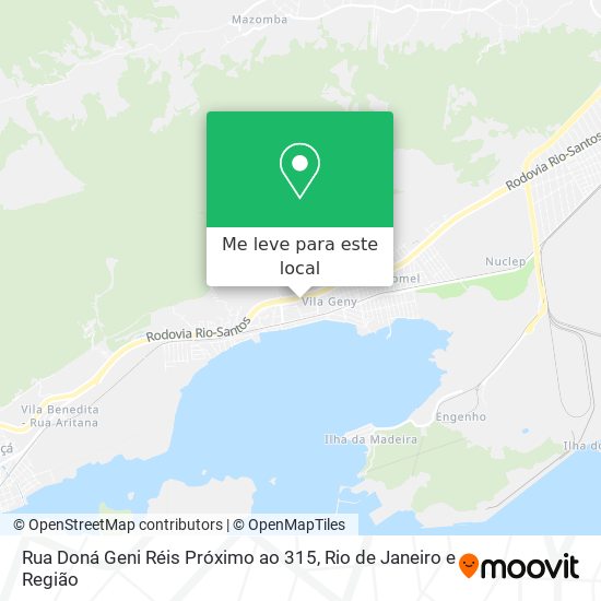 Rua Doná Geni Réis Próximo ao 315 mapa