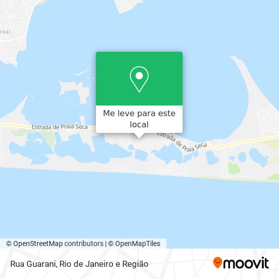 Rua Guarani mapa