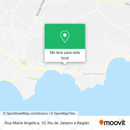 Rua Maria Angélica, 10 mapa
