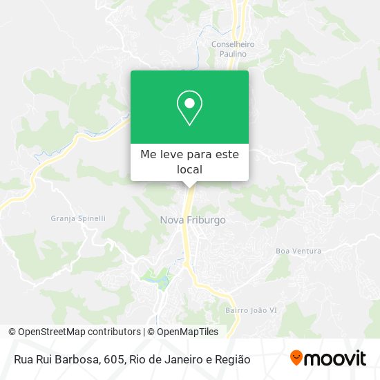 Rua Rui Barbosa, 605 mapa
