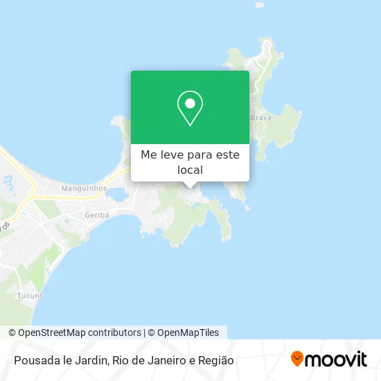 Pousada le Jardin mapa