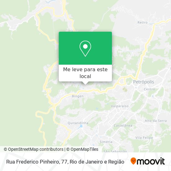 Rua Frederico Pinheiro, 77 mapa