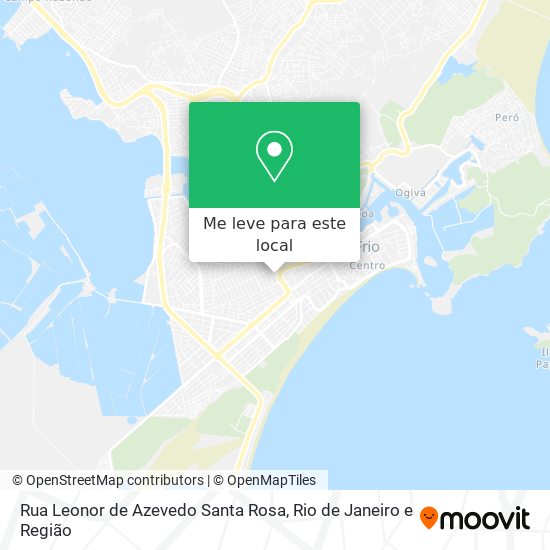 Rua Leonor de Azevedo Santa Rosa mapa