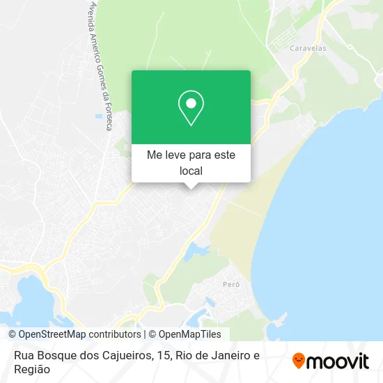 Rua Bosque dos Cajueiros, 15 mapa