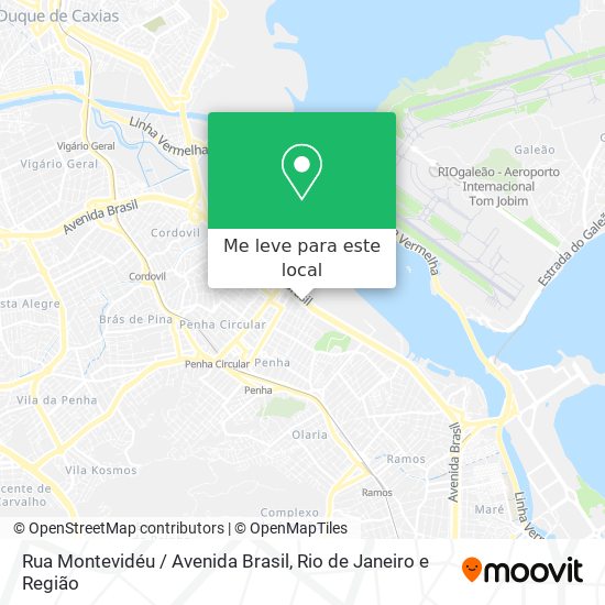 Rua Montevidéu / Avenida Brasil mapa