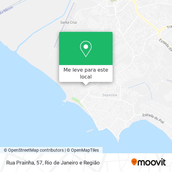 Rua Prainha, 57 mapa