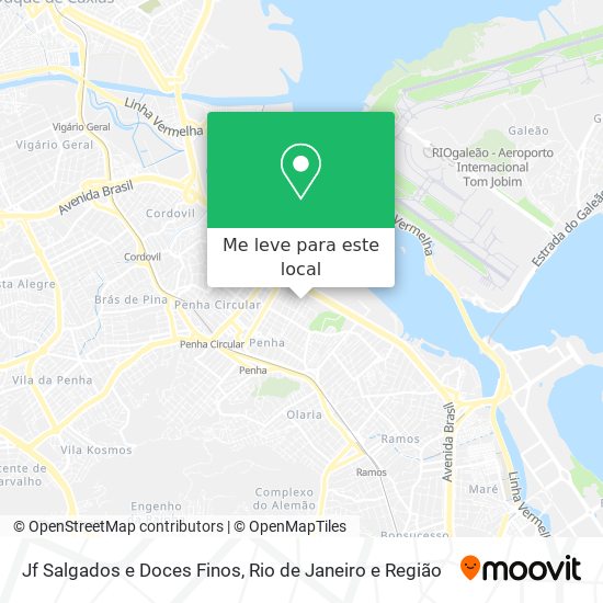 Jf Salgados e Doces Finos mapa