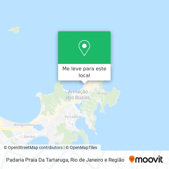 Padaria Praia Da Tartaruga mapa