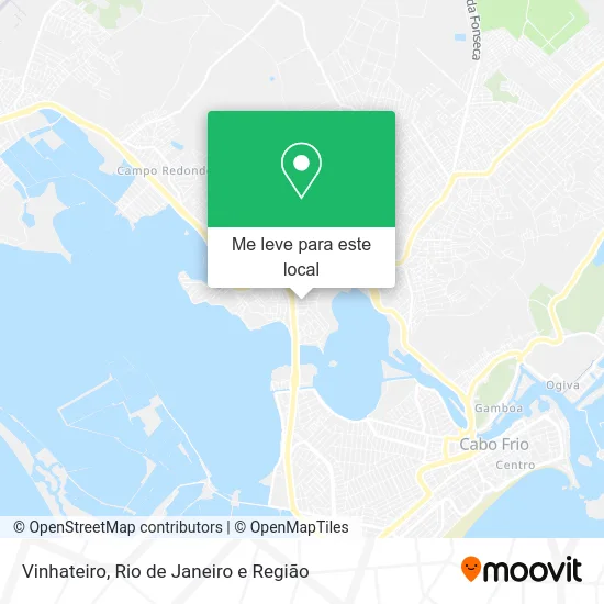 Vinhateiro mapa