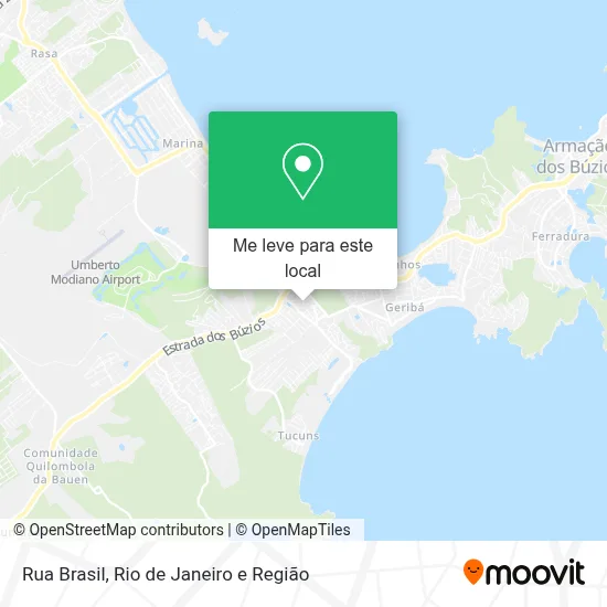 Rua Brasil mapa