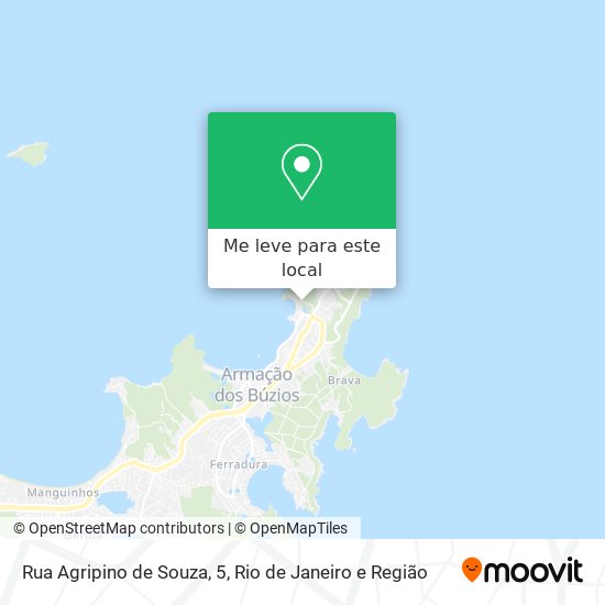 Rua Agripino de Souza, 5 mapa