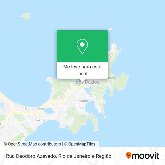 Rua Deodoro Azevedo mapa