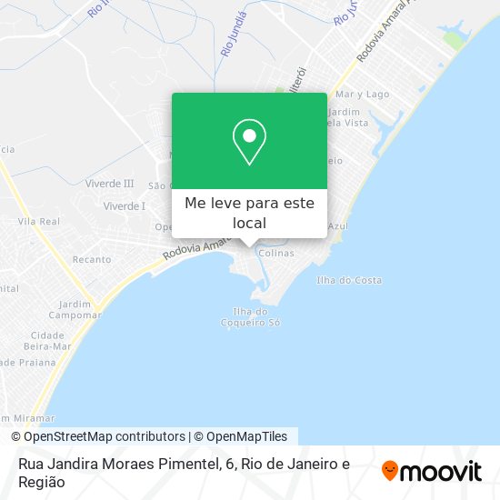 Rua Jandira Moraes Pimentel, 6 mapa