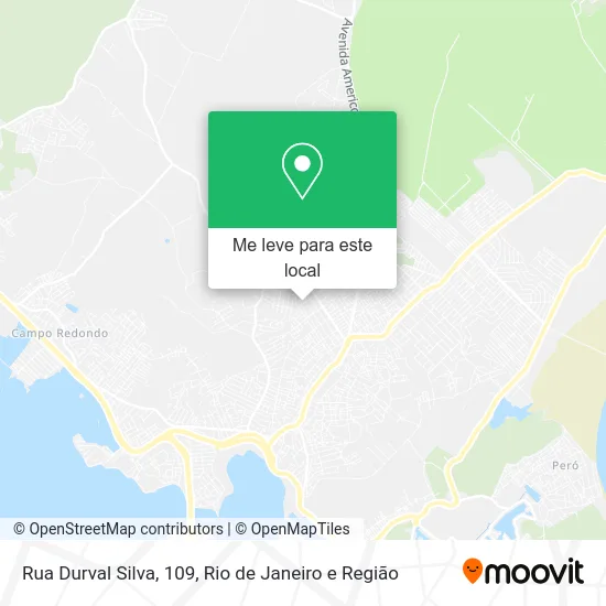 Rua Durval Silva, 109 mapa