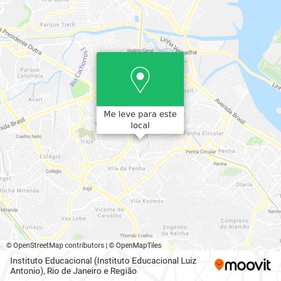 Instituto Educacional (Instituto Educacional Luiz Antonio) mapa