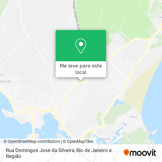 Rua Domingos José da Silveira mapa