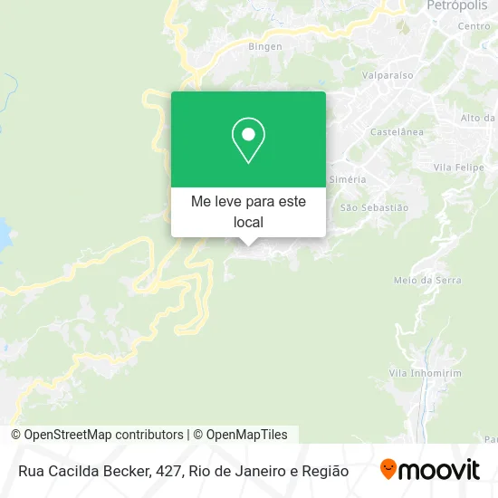 Rua Cacilda Becker, 427 mapa