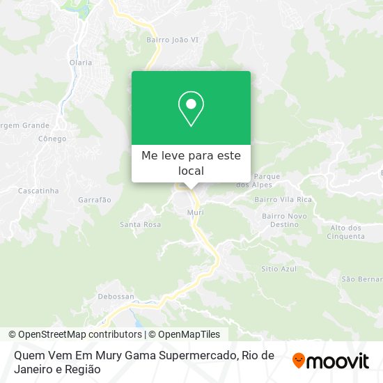 Quem Vem Em Mury Gama Supermercado mapa