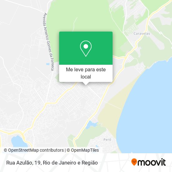 Rua Azulão, 19 mapa