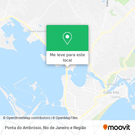 Ponta do Ambrósio mapa