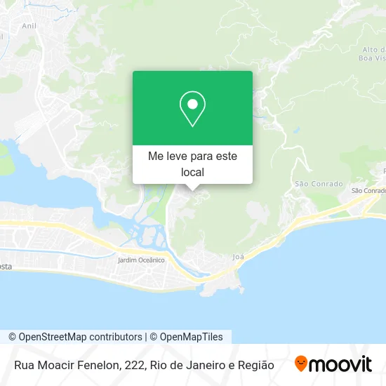 Rua Moacir Fenelon, 222 mapa