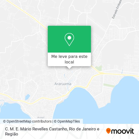 C. M. E. Mário Revelles Castanho mapa