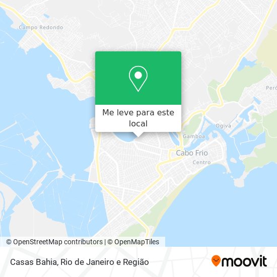 Casas Bahia mapa