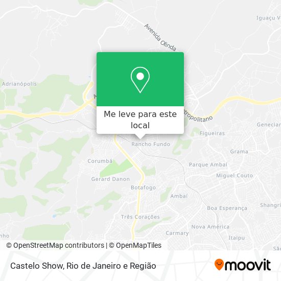 Castelo Show mapa