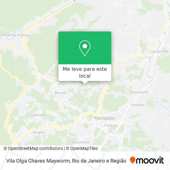 Vila Olga Chaves Mayworm mapa