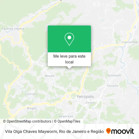 Vila Olga Chaves Mayworm mapa