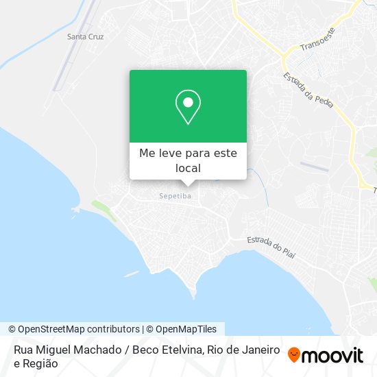Rua Miguel Machado / Beco Etelvina mapa