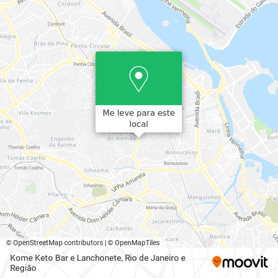 Kome Keto Bar e Lanchonete mapa