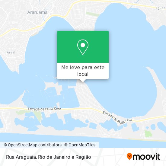 Rua Araguaia mapa